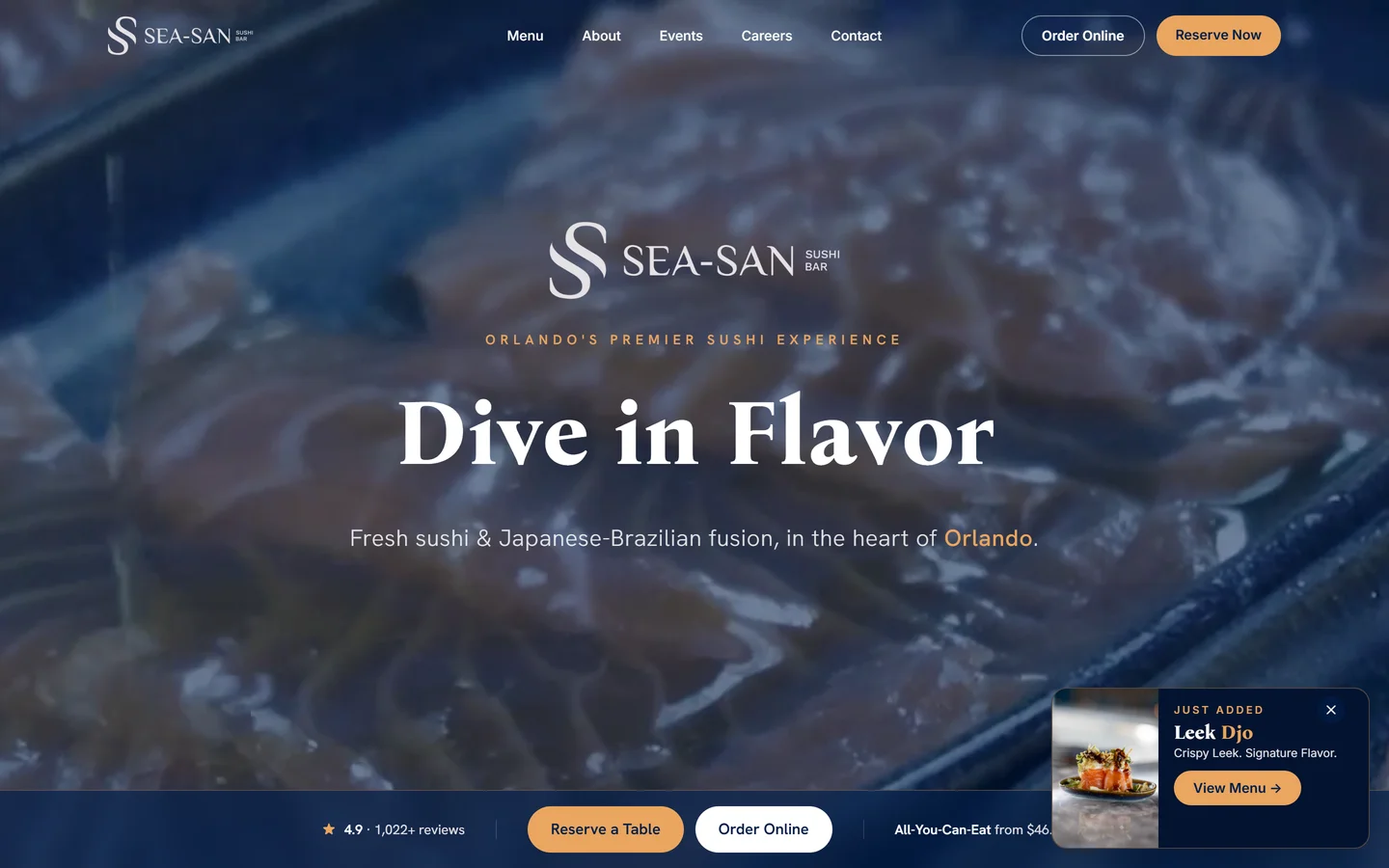 Sea-San Sushi Bar - desktop
